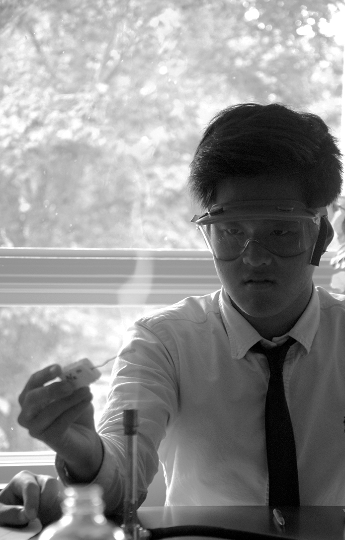 Science Class Greyscale